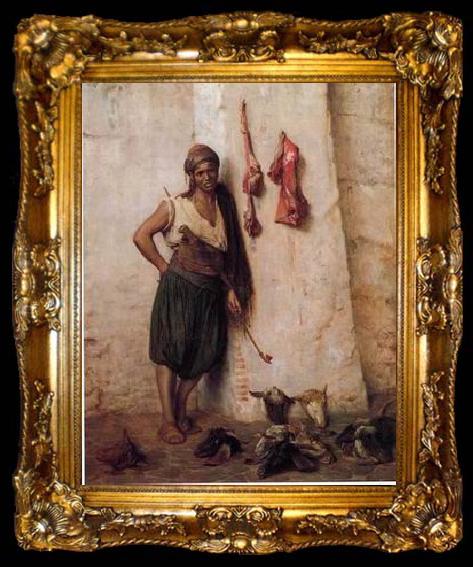 framed  unknow artist Arab or Arabic people and life. Orientalism oil paintings 599, ta009-2